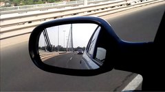 Car_view_2_mobile phone_footage - free HD stock video