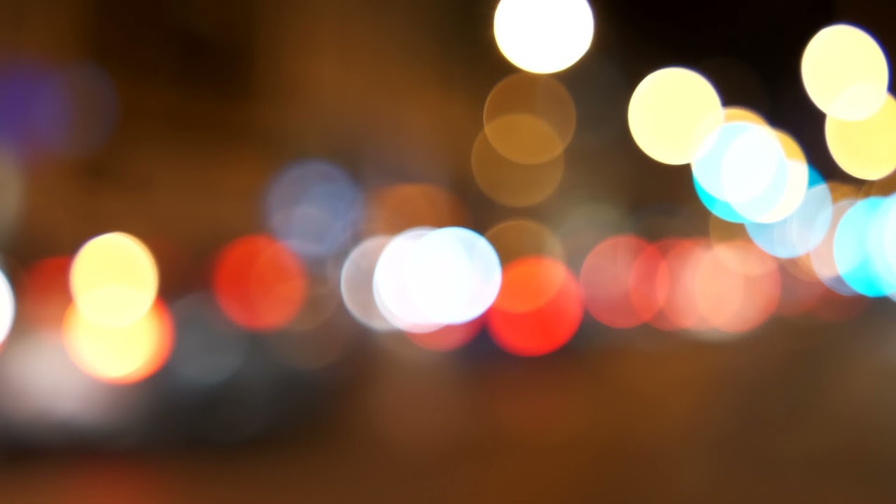 Blurred Lights Background | City Videos | OrangeHD